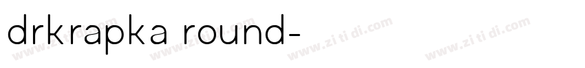 drkrapka round字体转换